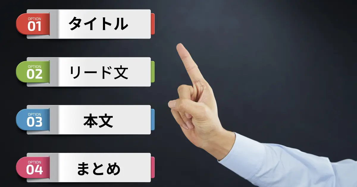 ブログの構成テンプレート