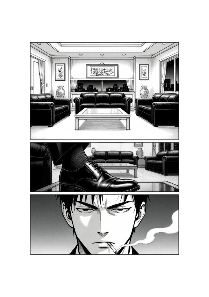 漫画の一ページ目